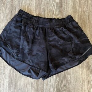 Camo black lululemon shorts